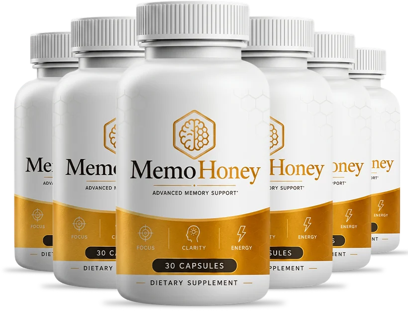 MemoHoney six-bottle package